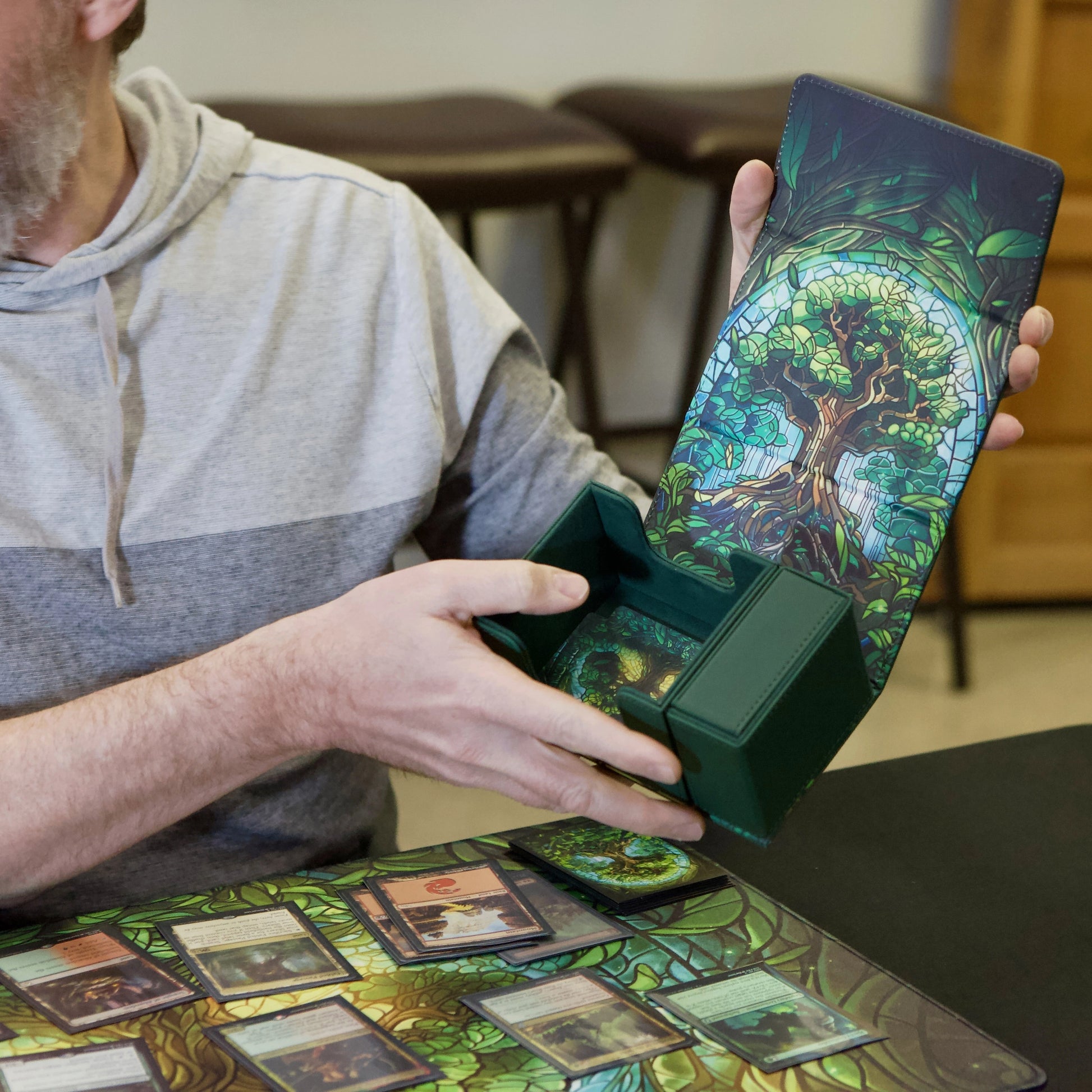 Blue - Winter's War - Deluxe - 100+,Black - Forbidden Ritual - Deluxe - 100+,White - Divine Protection - Deluxe - 100+,Red - Volcanic Rebirth - Deluxe - 100+,Purple - Cosmic Genesis - Deluxe - 100+,Green - Nature's Retribution - Deluxe - 100+,Pink - Blossom Grace - Deluxe - 100+,White - Golden Plains - Deluxe - 100+,Blue - Hidden Island - Deluxe - 100+,Black - Decaying Swamp - Deluxe - 100+,Red - Burning Mountain - Deluxe - 100+,Green - Mythical Forest - Deluxe - 100+